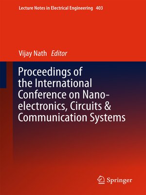cover image of Proceedings of the International Conference on Nano-electronics, Circuits & Communication Systems